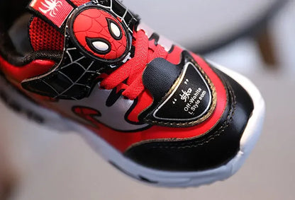 2024 New Arrival Disney Children Casual Shoes Fashion Cartoon Spiderman Boys Sneakers Kids Outdoor Shoes Sport Shoes for 1-6Y.