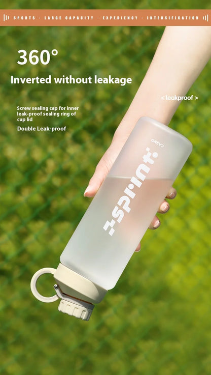 2025 New Sport Plastic Water Cup Large Capacity Portable Summer Anti-Fall High-Temperature Resistant With Tea Separator.