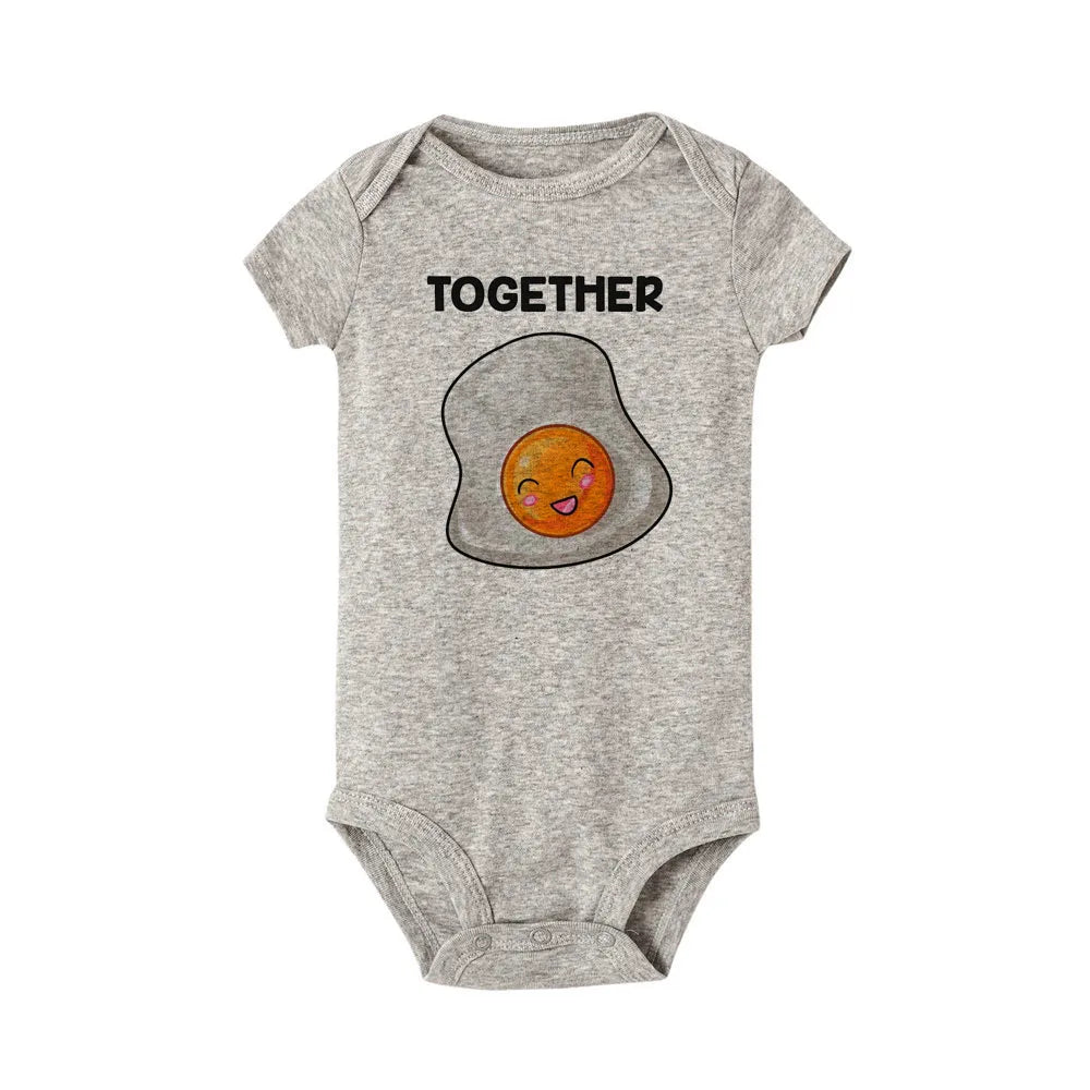Perfect Together Twin Babykleidung Lustige Zwillings-Outfits Strampler Junge Mädchen Duschgeschenk Sommer Kurzarm-Bodys Bruder/Schwester.