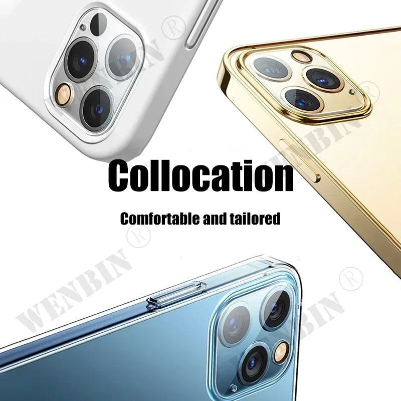 Camera Lens Protector Glass For iPhone 17 16 15 14 Pro Max 13 12 11 Pro Max Plus Full Cover Protective Glass For Camera Film.