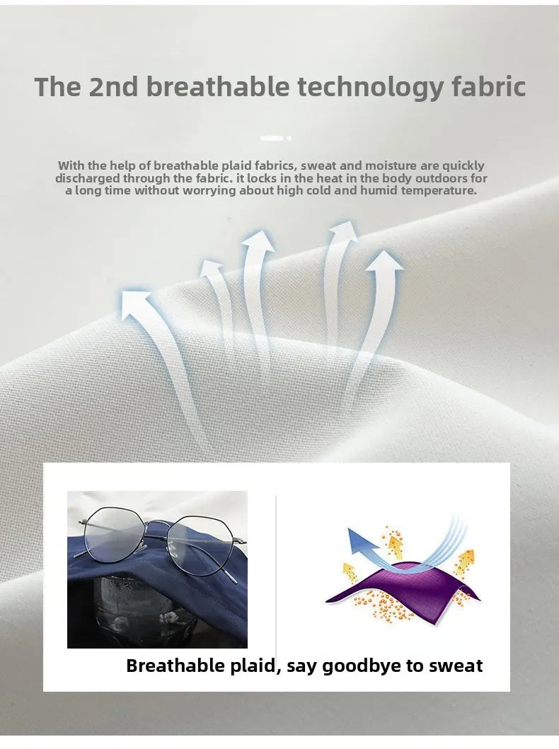 Men's Single-layer Hiking Jacket Patchwork Hooded Hiking Coat Men Color Block Windbreaker Jackets Outdoor Mountaineering Coats.