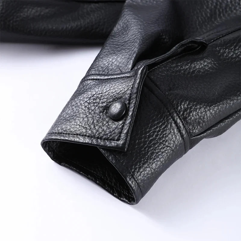 Street PU Leather Loose Jacket Women Fashion Solid Full Sleeve Stand Collar Single Breasted Coats Female 2025 Autumn Lady Coat.