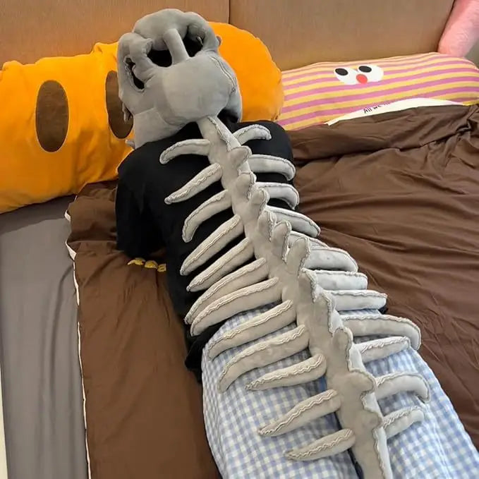 Dinosaur Skeleton Role-Playing Costume Cute And Realistic Dinosaur Plush Adult Children Halloween Christmas Party Costume Gift.