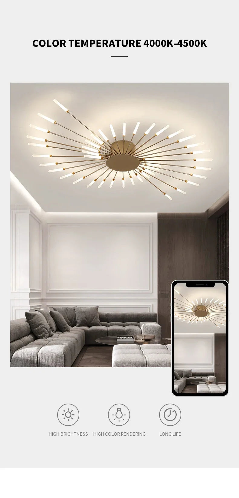 Moderne Led Feuerwerk Anhänger Lampen für Wohnzimmer Schlafzimmer Kronleuchter Led Decke Hängen Lampe Hause Einrichtungs beleuchtung.