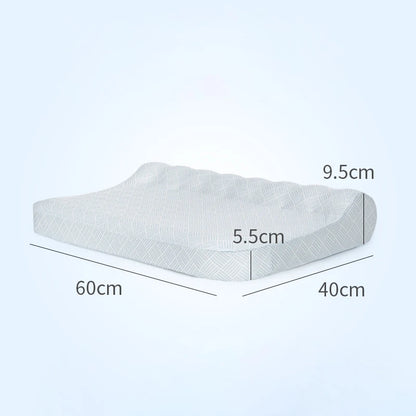 New Natural Latex Pillow with Organic Cotton Cover Standard Size Soft Pressure Relief Neck Pain Relief Bed Pillow for Side Queen.