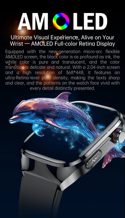 2025 New For XIAOMI Uric acid Blood lipids Smart Watch Men ECG+PPG Blood pressure Blood oxygen Bluetooth Call Health Smartwatchs.