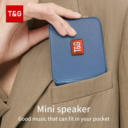 Bluetooth Speaker TG166 Portable Mini Wireless Soundbar Subwoofer Outdoor Indoor Loudspeaker Support TF Card FM Radio Waterproof.