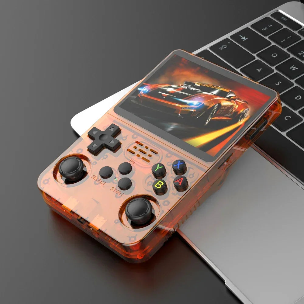 Open Source R36S Retro Handheld Video Game Console Linux System 3.5 Inch IPS Screen Portable Pocket Video Player 64GB 128G Games.