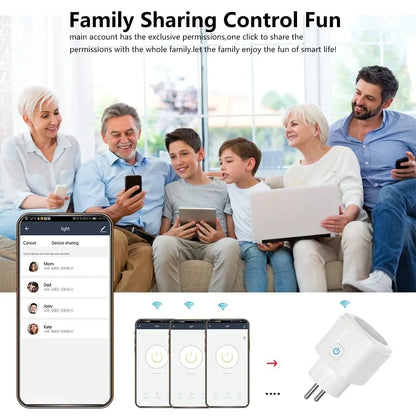 1PCS Zigbee 3,0 WiFi Smart Stecker EU Buchse Timer Adapter Outlet 16A/20A Power Monitor APP Voice control Tuya Alexa Google Alice.