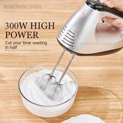 Hand Mixer 220V Blender 300W Electric Food Processor 3 in 1 Mixer Kitchen Appliances Machine Mixer for Baking.