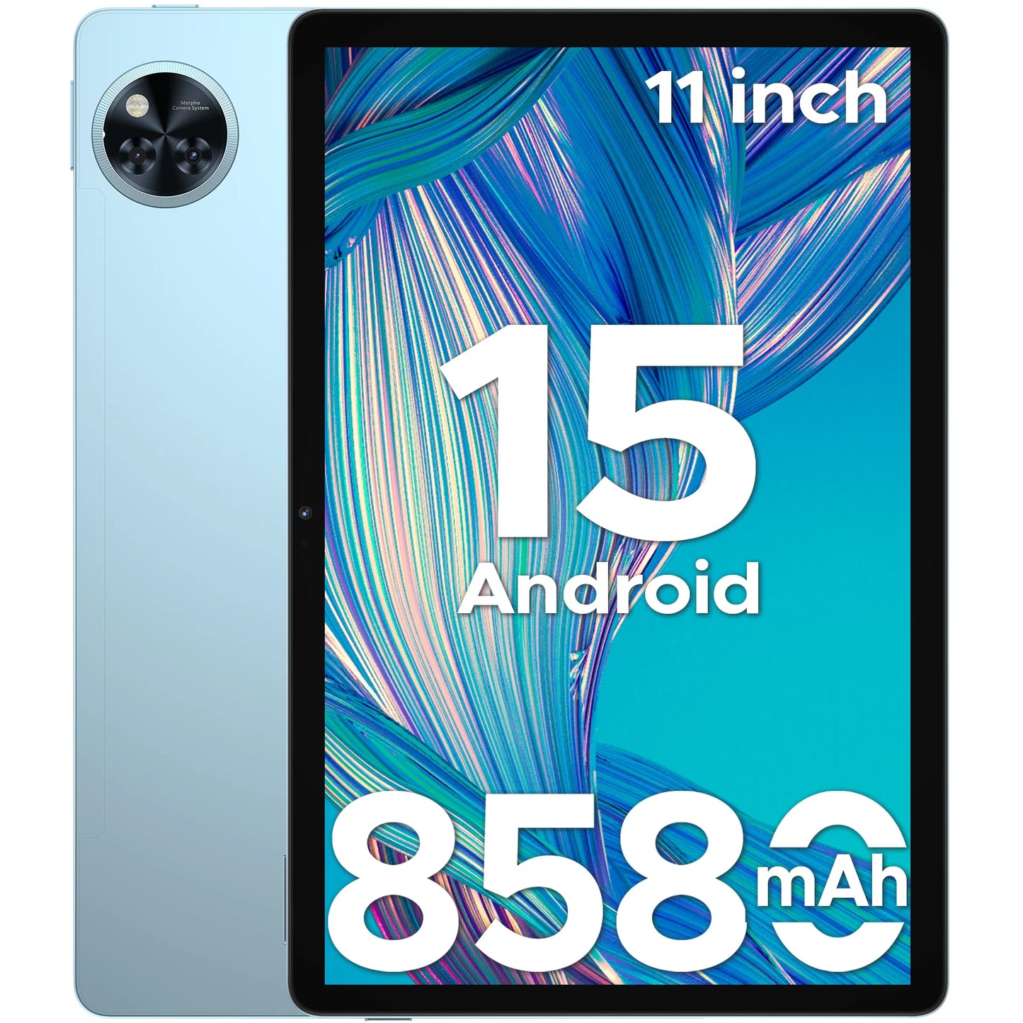 DOOGEE U11 Android 15 Tablet 11 Ultra-clear 90Hz Display 4GB RAM 128GB ROM 8580mAh Battery Dual Speaker Supports Widevine L1