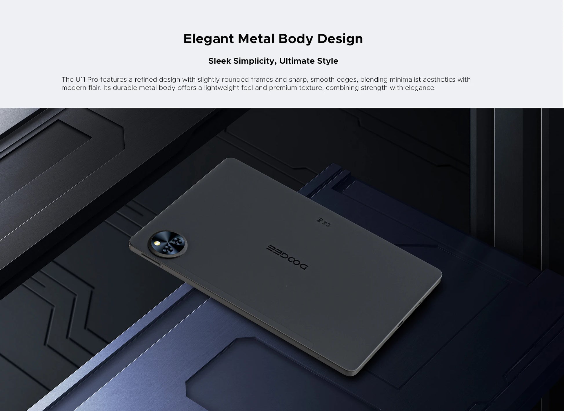 Global Version DOOGEE U11 Pro Android 15 Tablet 30GB(6+24) 256GB 11" HD 90Hz Display 8580mAh Battery Unisoc T7200 Widevine L1.