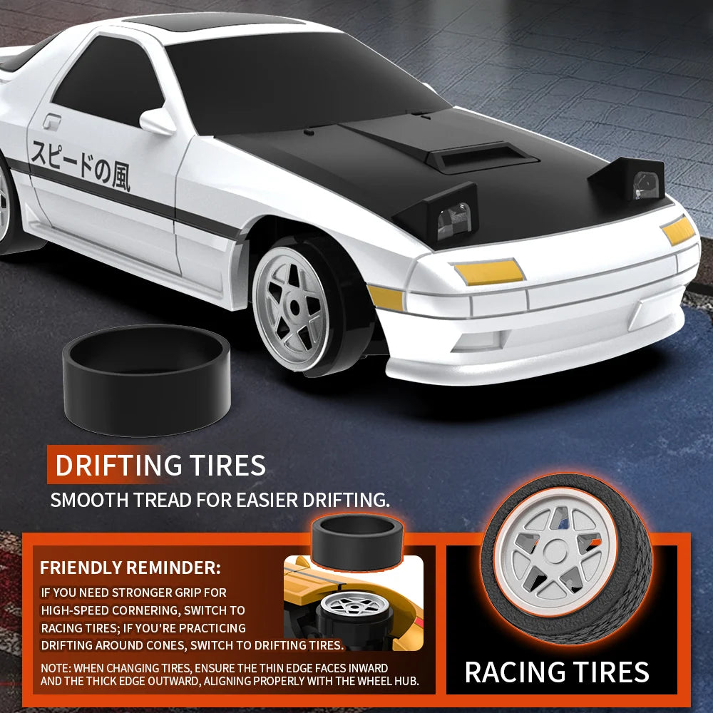 1:43 2.4G 4WD RC Drift Car with Gyroscope Fullly Proportion Remote Control Car JJRC C8827 Mini Racing Car Model Boy Toy Gift.