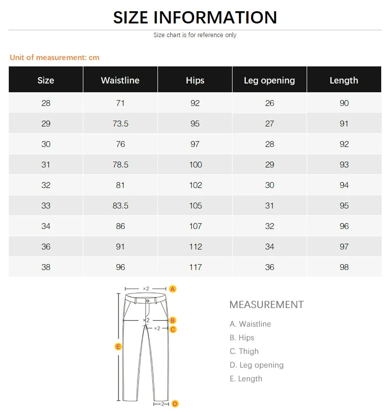 White Jeans Men's Slim Straight Ankle-length Soft Comfort Elastic Denim Trousers Fashion Korean Basic Casual Pencil Pants.