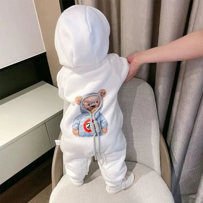 Baby Frühling und Herbst Overall Jungen Mädchen Langarm Baby kleidung Neugeborene 0 bis 18m feste Stram pler Kleinkind Kleidung Baby insgesamt.