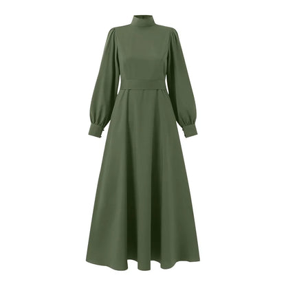 Muslim Women Abaya Long Sleeve Turkish Dresses Women Eid Long Maxi Dress Kaftan Arab Robe Dubai Islamic Clothing Moroccan Kaftan.