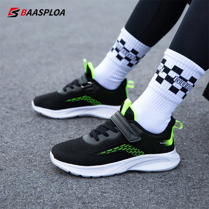 Baasploa Children Sneakers Boys Sports Shoe Tennis Casual Daily School Kids Running Shoes Walking Sneaker for Boys Free Shipping