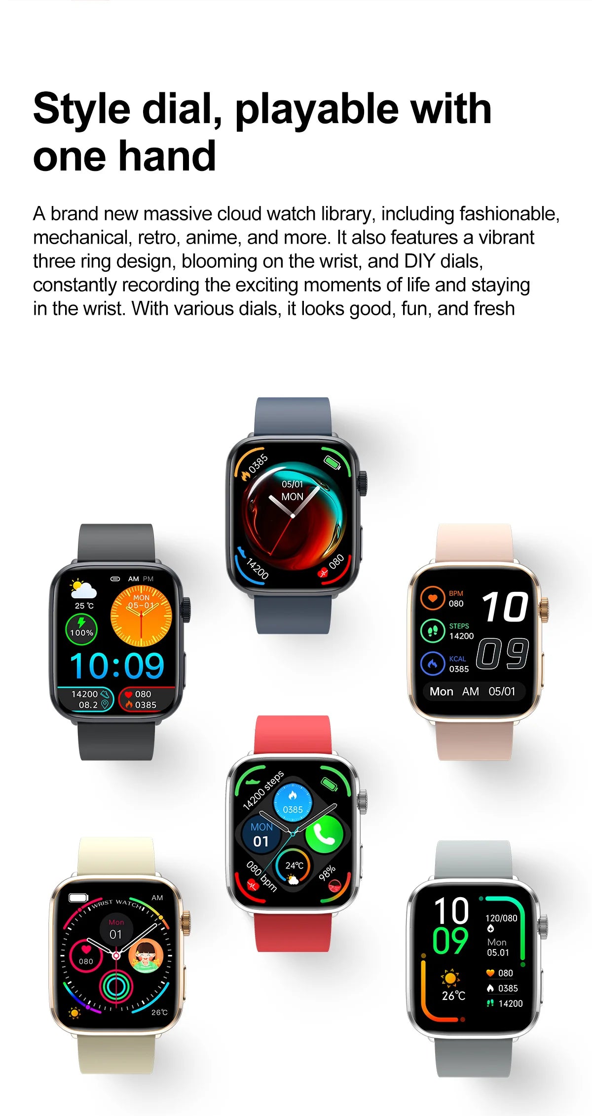 2025 New Iatrology Grade Smart Watch Women Blood pressure Blood oxygen Fat Heart Rate Menstrual Tracking BT Call Bracelet Ladies.