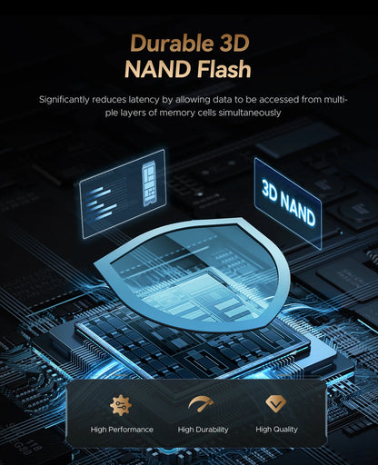 ORICO Gaming PCIe4.0 M.2 NVMe SSD PS5 7400MB/S Internal Solid State Drive Gen4 for High End Computing Gamer Heavy Duty Works.