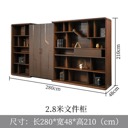 Leichter Luxus-Chef-Tisch, Chef-Schreibtisch, einfache moderne Büromöbel für Stuhlpersonen, speziell geformter kreativer Allgemein