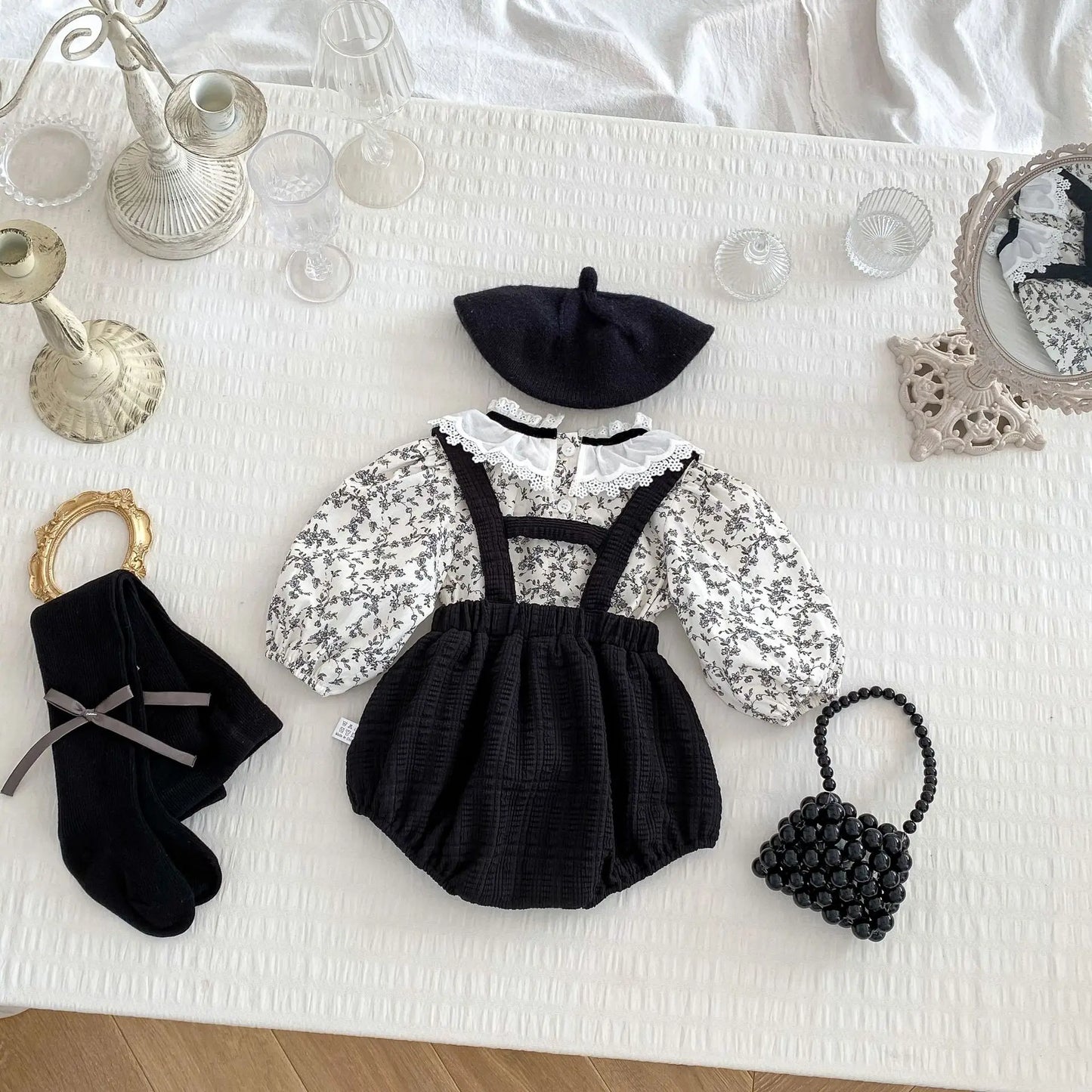 MILANCEL Baby-Frühlingskleidung, 0–3 Jahre, Kleinkinder, Mädchen, Träger, Body, Kleinkind, Hosenträger, einteilige Shorts, optionales Hemd