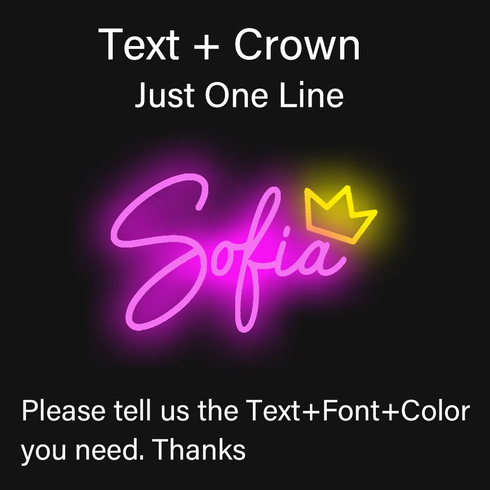 Custom Name Neon Sign Personalized Dimmable Neon Light Sign Christmas Birthday Gifts Boy Girl Bedroom Decor Wall Hanging Neon