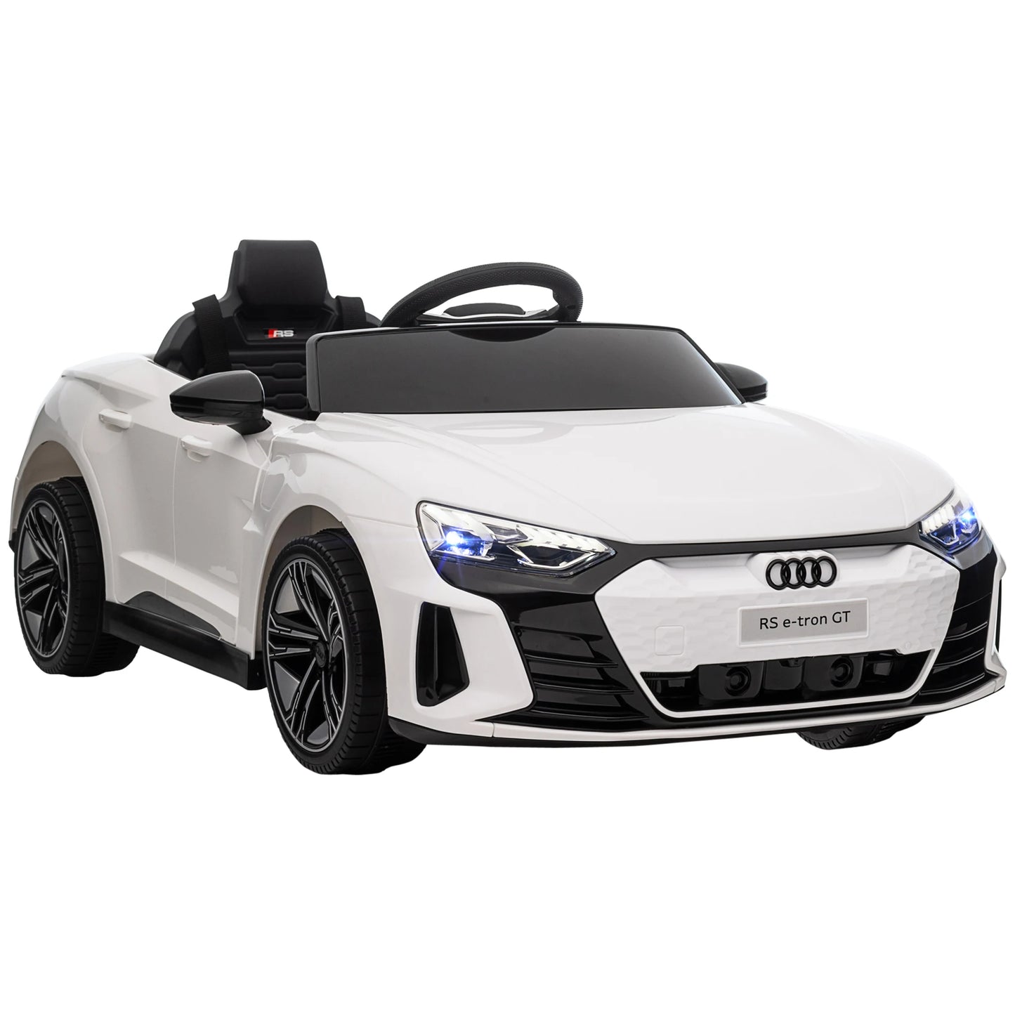Homcom Electric Car for Children +3 Years Audi Rs E-Tron Gt 103X58X41 cm White.