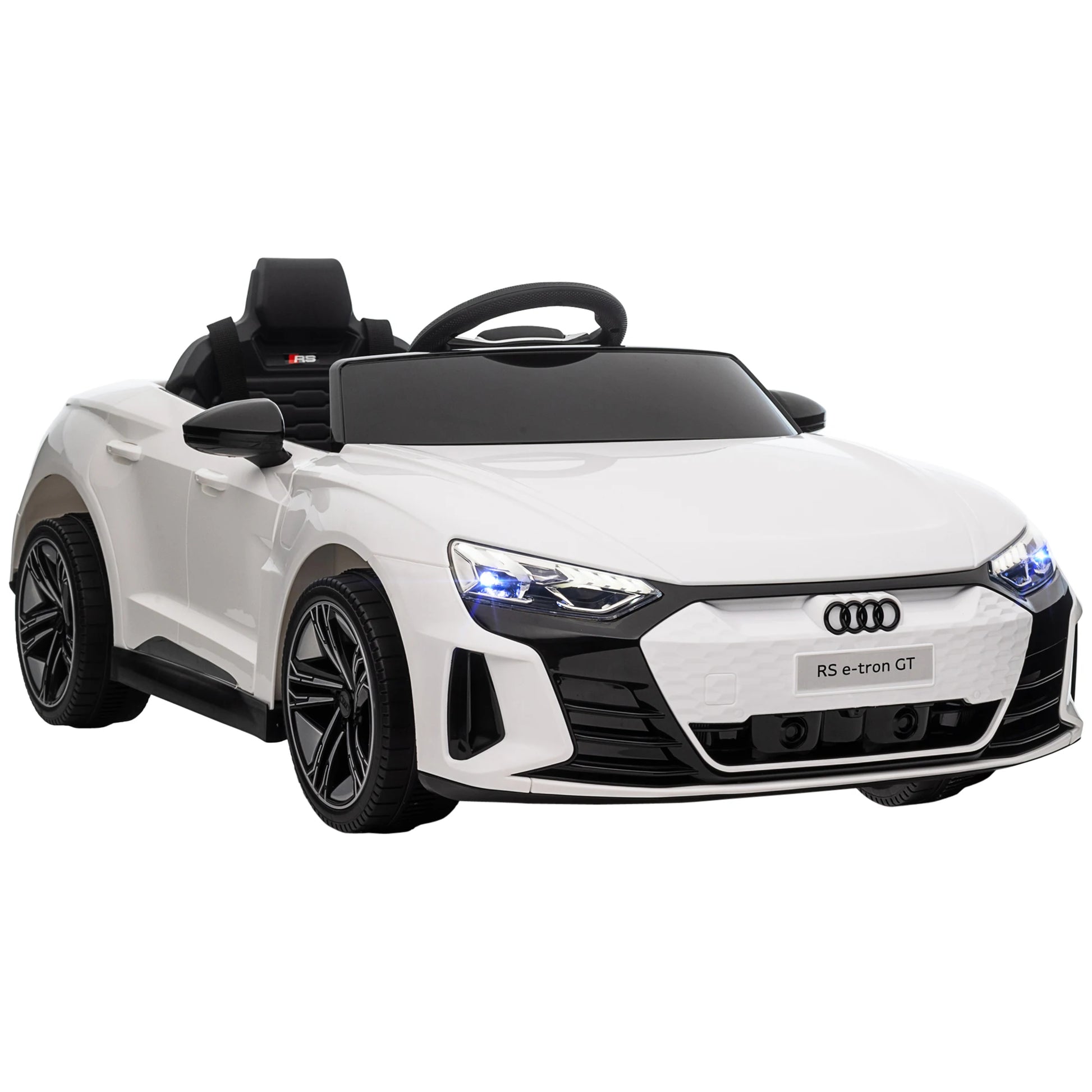 Homcom Electric Car for Children +3 Years Audi Rs E-Tron Gt 103X58X41 cm White.