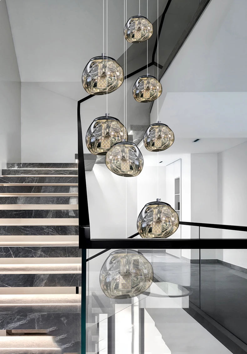 Moderne Heimdekoration, LED-Deckenleuchten für das Wohnzimmer, LED-Deckenleuchten für die Treppe, Hängelampen, Innenleuchte.