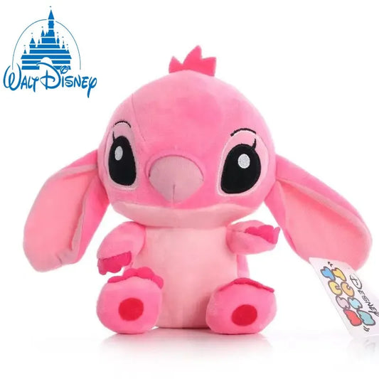 Disney Lilo and Stitch plush toy pink Lilo Blue Stitch toy cute plush doll couple Stitch doll couple birthday gift.