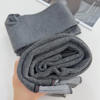 Korean Gray High Elastic Thicken Leggings for Women Warm Pantyhose Cotton Soft Stockings Tights Harajuku Streetwear Fashion Sock