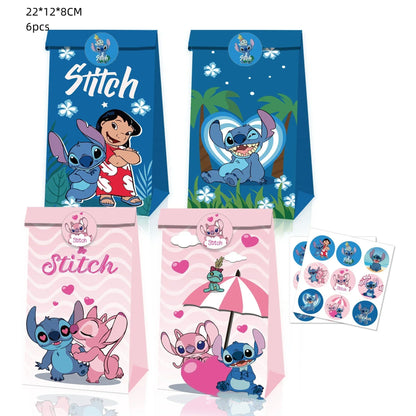 Niedliche Cartoon-Lilo und Stitch-Luftballons, alles Gute zum Geburtstag, Party, Babyparty, Dekorationen, Kindergeschenke, Einweggeschirr