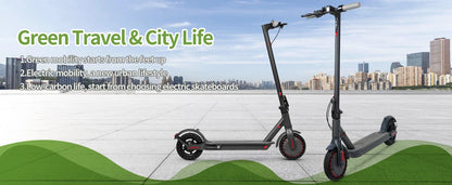 ES80/M365 X1 Electric Scooter 36V 10.5Ah 500W Motor 35KM Long Range 31KM/H 8.5Inch Solid Tires Foldable Smart APP EScooter