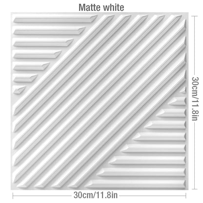 30x30cm Europe Fashion simple lines Decorative 3D Wall Panels Diamond Design 3d Wallpaper Mural Tile-Panel-Mold 3D wall sticker