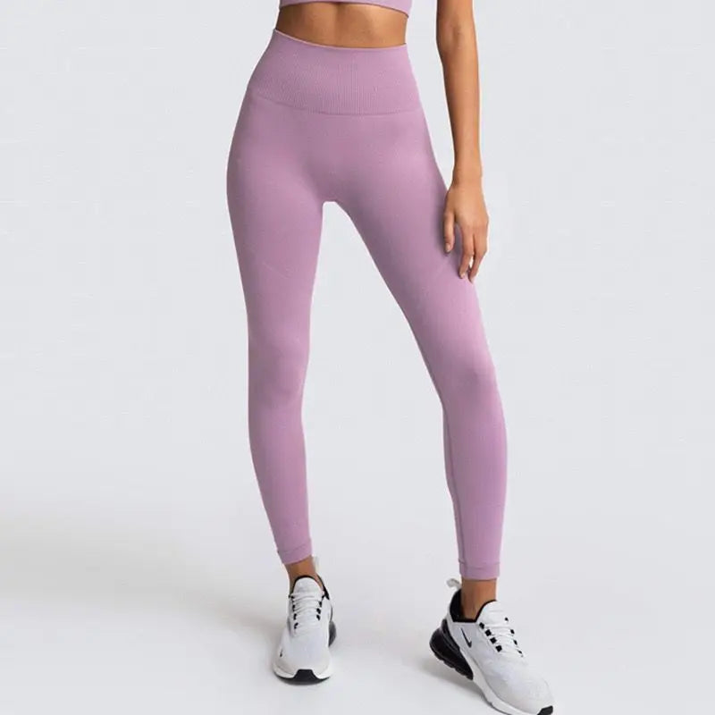 Seamless Sports for Women Yoga  Workout Fitness Wear High Waist Leggings Gym.