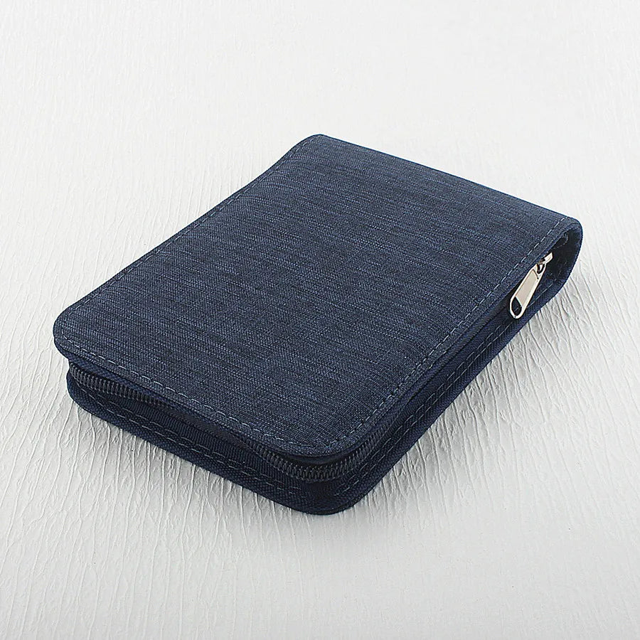 48 /24/10 Slots Fountain Pen Case, Canvas Pen Holder Display Pouch Bag Storage Large Capacity Waterproof.