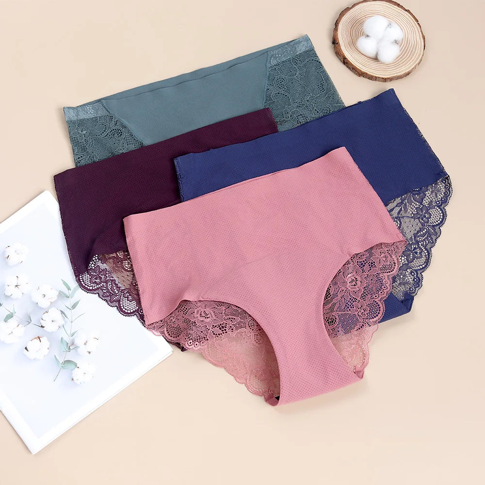Breathable Menstrual Panties Leak Proof Briefs Women Sexy Lace Cotton Panties Comfortable Physiological Underwear Dropshipping.