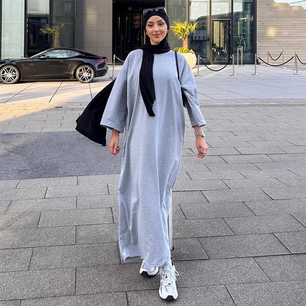 Ramadan Eid Hoodies Abaya Dubai Saudi Arabia Turkey Islam Muslim Modest Dress Prayer Clothes Women Kebaya Robe Femme Musulmane.