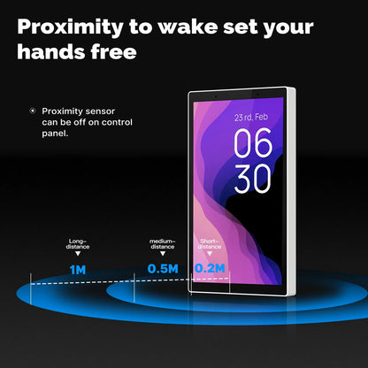 MOES Tuya Wifi Smart 5-Zoll-Touchscreen US Center Control Panel Sprachsteuerung Alexa und ZigBee Gateway Eingebaute Szenensteuerung.