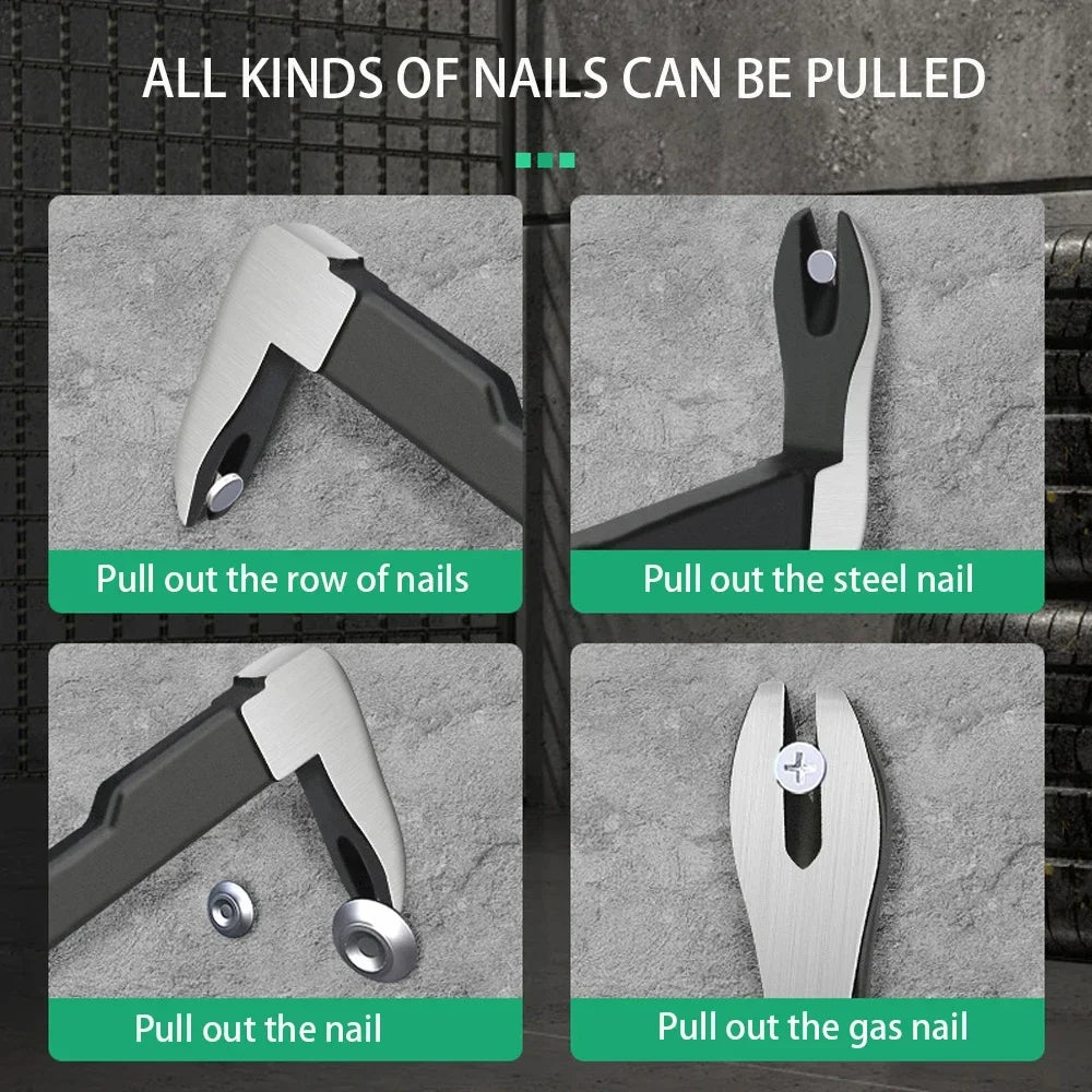 Nagelzieher, Katzenpfoten-Nagelentferner, multifunktionales Brecheisen-Werkzeug, Nagelextraktor aus Stahl für Heim- und Holzbearbeitungswerkzeuge