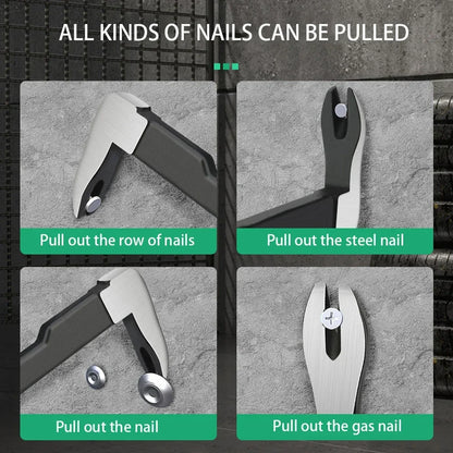 Nagelzieher, Katzenpfoten-Nagelentferner, multifunktionales Brecheisen-Werkzeug, Nagelextraktor aus Stahl für Heim- und Holzbearbeitungswerkzeuge