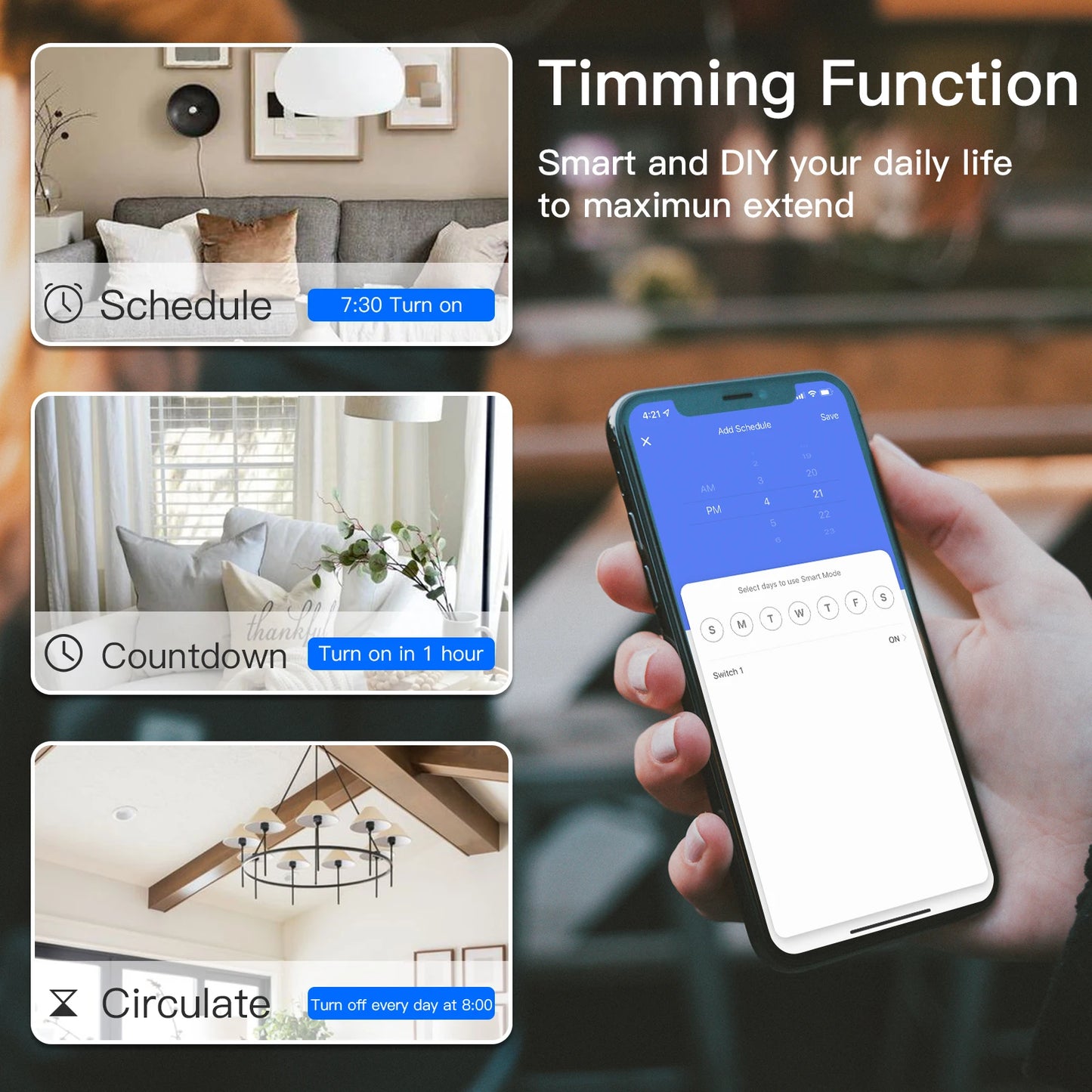 BSEED Smart Zigbee Schalter 1/2/3Gang 1Way Intelligente Touch Licht Schalter Wand Sensor Schalter Tuya Smart leben Google Alexa.