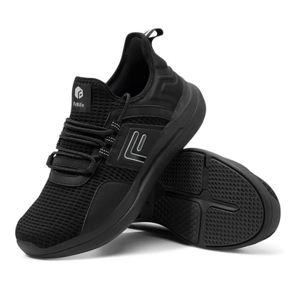FitVille Herrenschuhe, extra breit, leicht, für geschwollene Füße, orthopädische Fußschmerzlinderung, Straßenlauf- und Wandersneaker