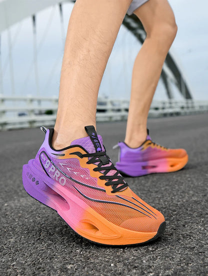 Cushioning Running Shoes 9PRO for Men Carbon Board Sneakers Outdoor Training Sports Lightweight Breathable Shoes Women's 2025.