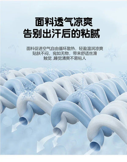 2025 new summer feather silk pillow cool Doudou ice silk pillow breathable mesh edge three-dimensional pillow core.