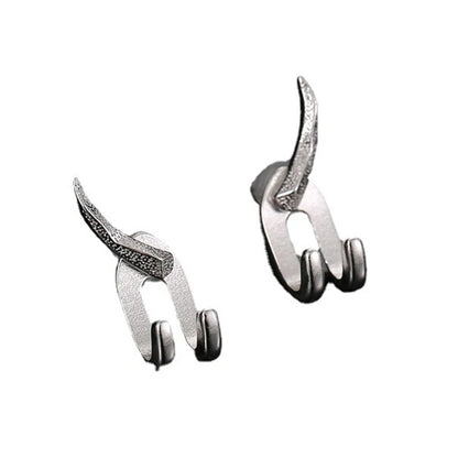 New Punk Earring For Men Detachable Dual Purpose Stud Earrings Prong Ear Charms Fashion Jewelry.
