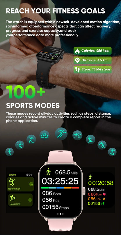 For Xiaomi Watch 5 Global Version Men Women HD AMOLED Display Heart Rate Bluetooth Call GPS Track Waterproof Sports Smart Watch.