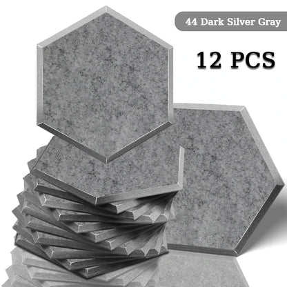 TOUO High Density Acoustic Panel 12pcs Soundproofing Panels Studio Acoustic Treatment Wall Sound Absorbing Bedroom Decoration