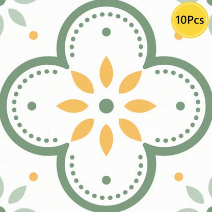 1pc/10pcs Floor Tile Sticker Self Adhesive Floor Sticker Vinyl Non-slip Floor Tile Sticker Wall Sticker Waterproof 20cm x 20cm