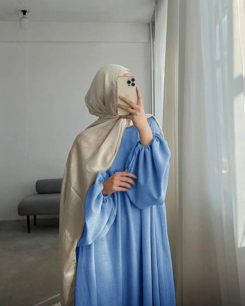 Modest Nursing Clothes for Muslim Women 2025 Elegant Arabic Muslim Dress Eid Dubai Plain Nursing Abaya Fashion Turkey Solid Robe.